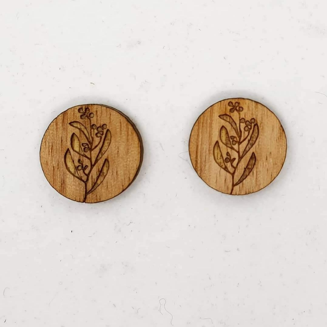 Wooden earrings online wholesale