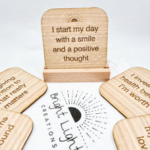 Load image into Gallery viewer, Wooden Affirmation Cards
