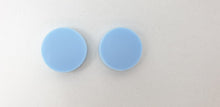 Load image into Gallery viewer, Pastel Blue Round Stud Earrings
